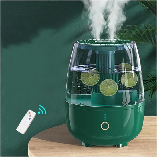 Humidificateur D'air 5,5 L GuKKK - Remplissage Par Le Haut, Diffuseur D'huiles Essentielles, Veilleuse, Minuterie 12h - Pour Chambre, Bébé, Plantes