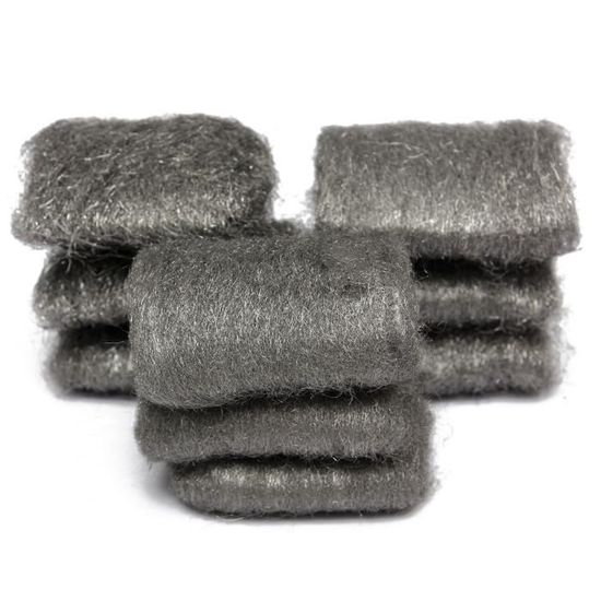 Laine D'acier, 4 Rouleaux 0000 Laine de Fil d'Acier Anti-Souris Laine d' acier Nettoyage Wire Wool pour Nettoyage Polissage Entretien - Cdiscount  Bricolage