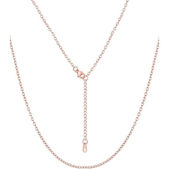 grossiste Collier femme acier inoxydable à perle LENA