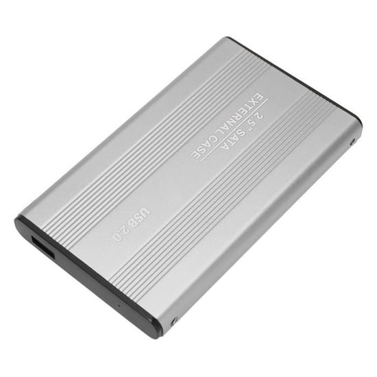 Disque Dur Externe 320 Go USB 3.0 - 2,5 Pouces, Portable, Métal Rouge, Pour PC, TV, Routeur (Vitesse 5400 Tr/min)
