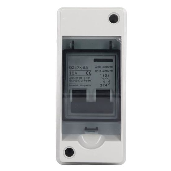 Interrupteur Isolateur Solaire DC 500V IP65 - 40A - Photovoltaïque Étanche Pour Panneaux Solaires Et RV