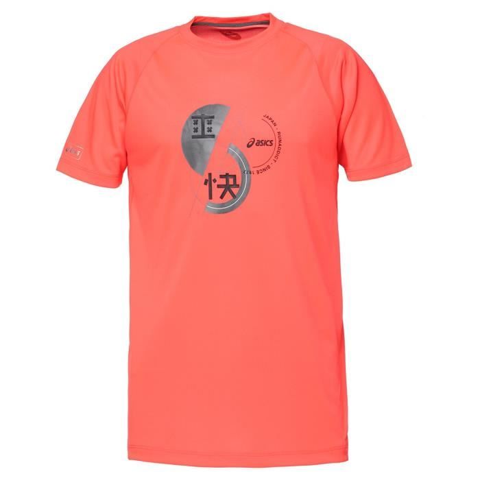 ASICS Soukai Tee shirt manches courtes Homme - Rouge