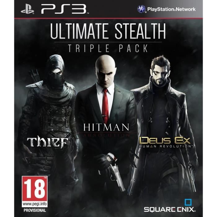 Pack Stealth Pack Thief + Hitman + Deus EX HR PS3
