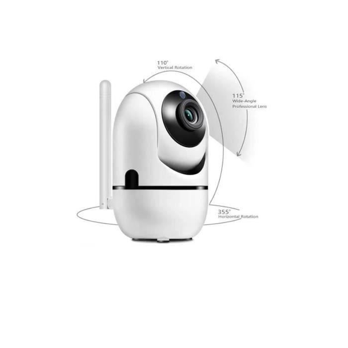 Babyphone vidéo Wi-Fi caméra Caméra vidéo HD avec détecteur de mouvement automatique à vision de nuit blanc RF:Z163 baby monitor c