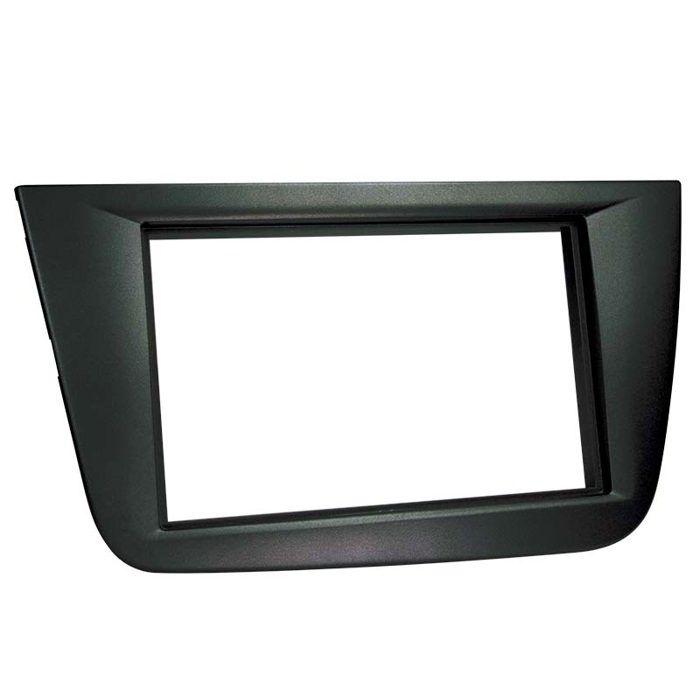 Adaptateur de façade 2-DIN Seat Altea / Altea XL/ Toledo 2004 > noir
