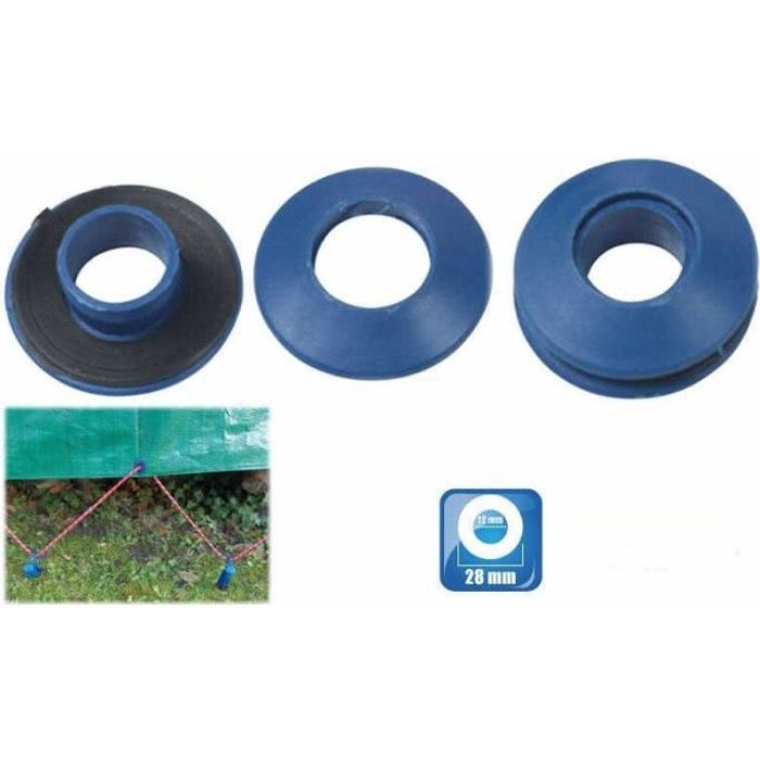 Lots de 20 oeillets auto perforant pour bache oeil