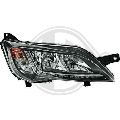 3484885 Feu phare gauche ( cote conducteur ) pour FIAT Ducato de 2014 a 2019 Look Origine