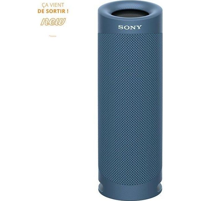 SONY SRSXB23L Enceinte Bluetooth - Autonomie 12h - Splash proof - Bleu