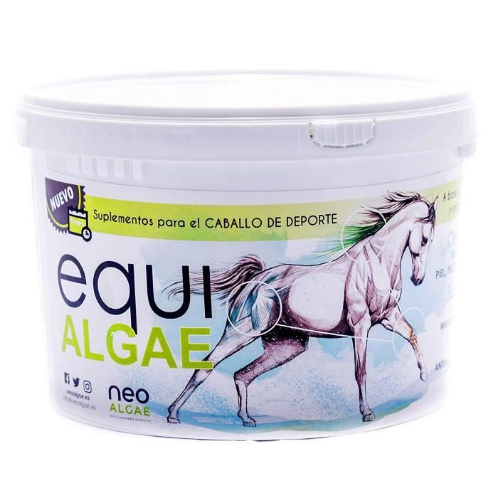 Complément alimentaire pour chevaux - Riche en vitamines A, C, D, B et biotine - Anti-inflammatoire - Composants 100% naturels: m