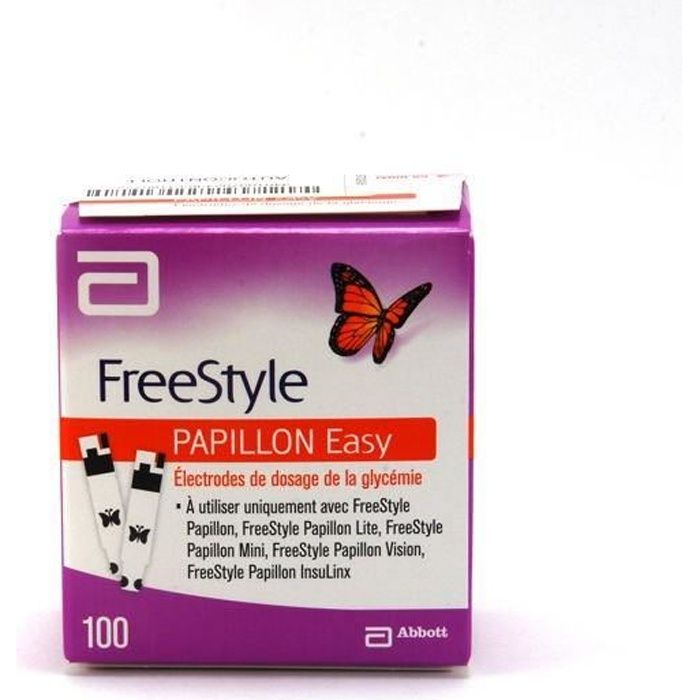 ABBOTT Freestyle Papillon bandelettes - Boîte d…
