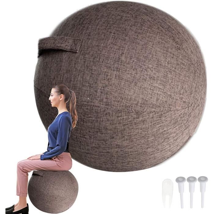 Swiss Ball Grossesse-Ballon Gym Housse 55cm - 65cm - 75cm Ballon de Gym pour La Maison Et Le Bureau Bureau Pilates Yoga Stabili 73