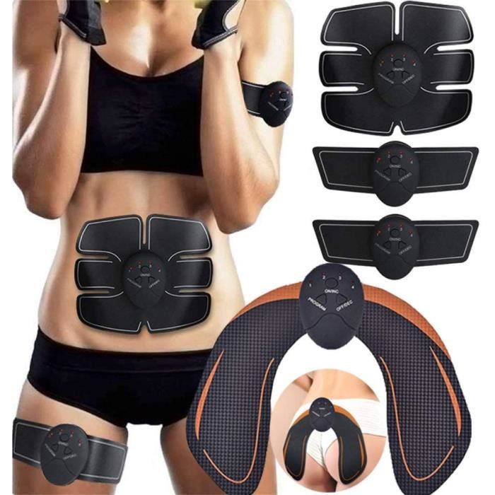 CEINTURE DE FORCEAEPEDC Appareil Electrostimulation Ceinture Abdominal Homme Femme Kit Stimulateur Musculaire Bras Cuisses Jam167
