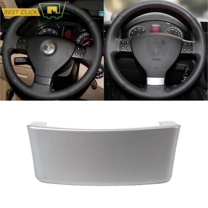 Couvre-Volant en ABS chromé multifonction, pour VW Golf Jetta Mk5 GTI Passat B6 Touran Eos