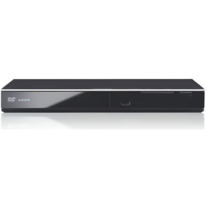 Panasonic Lecteur DVD HD DVD-S700EG-K Conversion Full HD, Compatible Xvid, Lecture Mutli Formats, Port USB, Etanche à la Poussièr