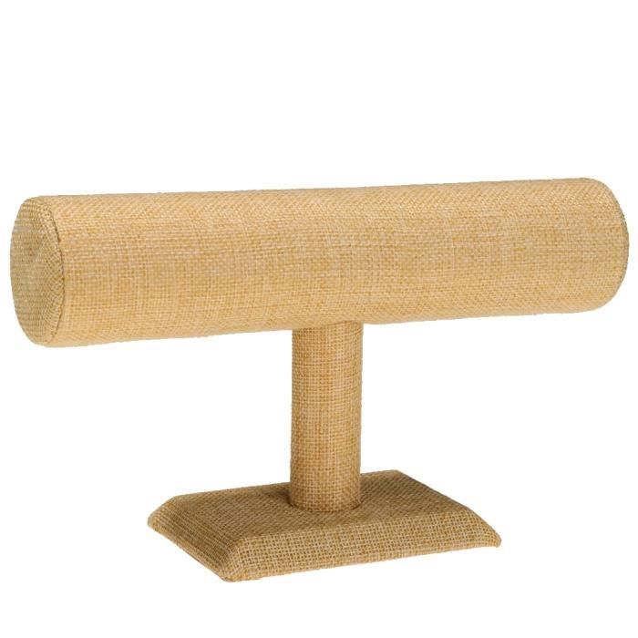 Accessoires bijoux,Présentoir de bijoux élégant,présentoir de bijoux,couvre chef,collier,montre,organisateur t bar - Type Beige