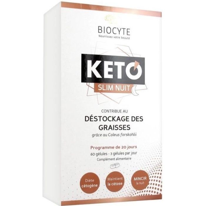 Biocyte Kéto Slim Nuit 60 gélules