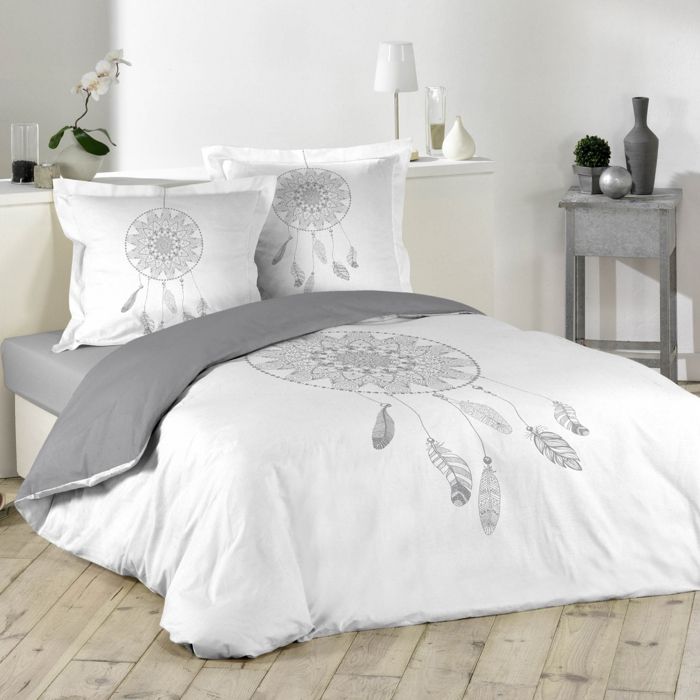 CDaffaires parure 3 p. 240 x 220 cm imprime 42 fils dessin place reveline
