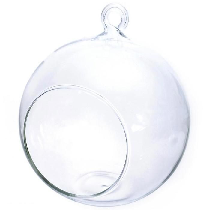 Graine créative - Boule verre ouverte 12 cm