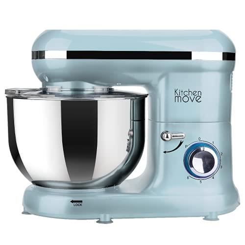 Robot patissier multifonction 1500W bol 5.5L DALLAS Bleu acier