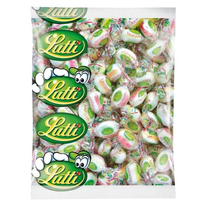 LUTTI Bonbons acidulés Arlequin Original - 1 kg