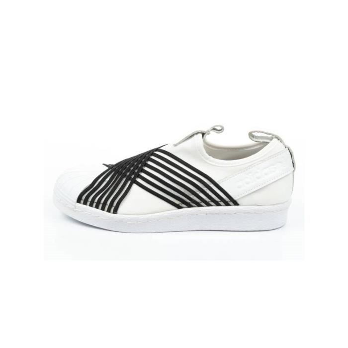 ADIDAS Baskets Superstar Slipon Blanc - Femme/Adulte