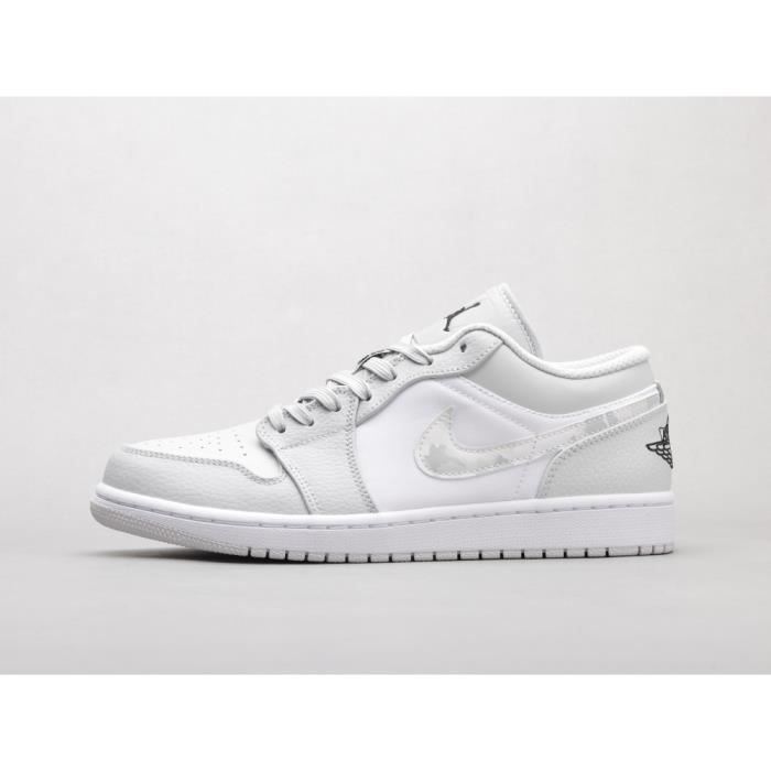 Nike Air Jordan 1 Low Top Blanc Casual Sports Basketball Chaussures GH1868-48