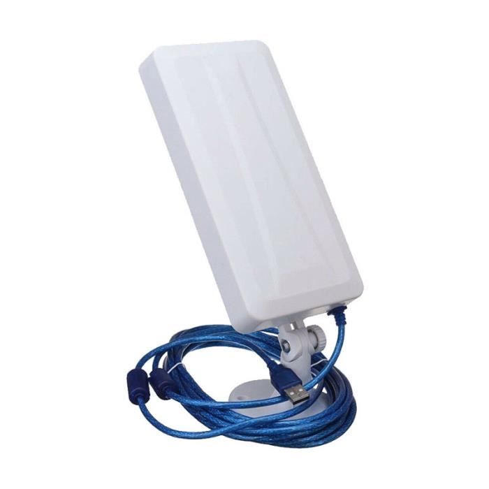 150M haute puissance USB Antenne Wifi longue portée par sans fil avec amplificateur CARTE RESEAU FILAIRE - CARTE RESEAU SANS FIL