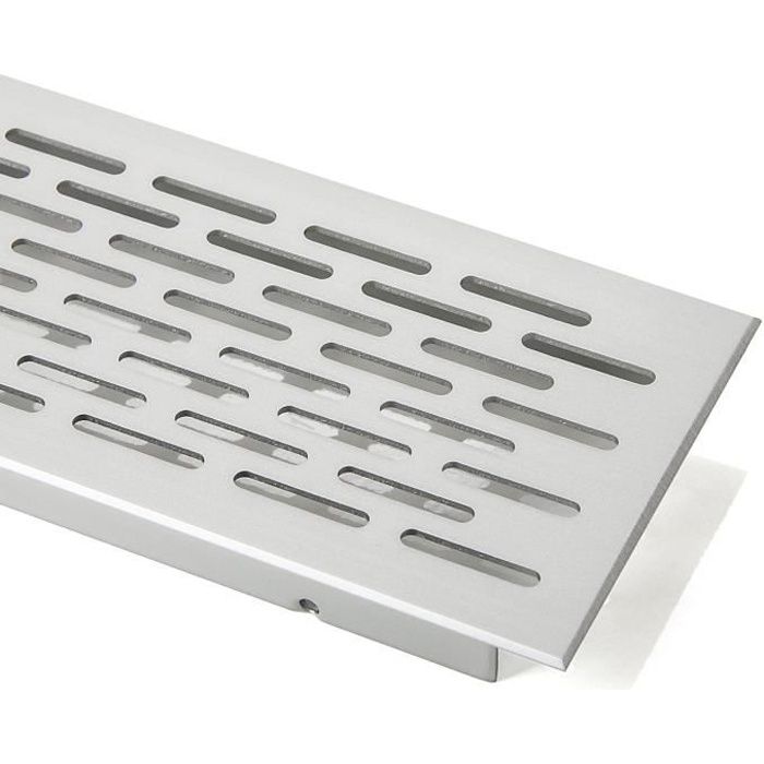 Grille de Ventilation Perforée Ovale Aluminium EV1-250 mm de SO-TECH® AERATEUR - GRILLE D'AERATION - TERMINAUX DE SOUFFLAGE