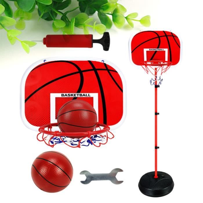 1 set de support de basket-ball pour enfants en métal Shot Sports intérieurs en plein air Cadre de levage pour 2 joueurs de - 1,7