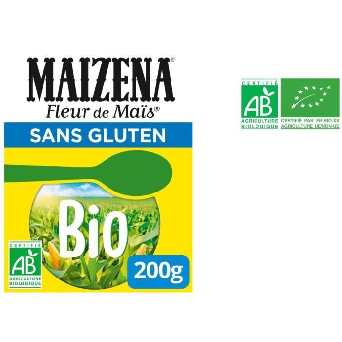 MAIZENA Fleur de maïs bio - Sans gluten - 200 g