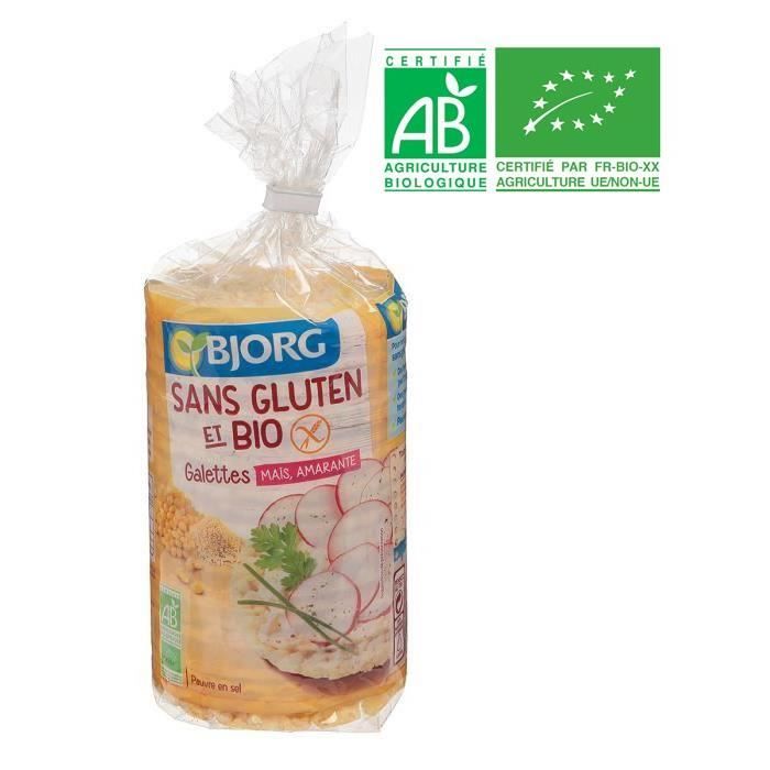 BJORG Galettes Maïs, Amarante Sans Gluten Bio - 150 g