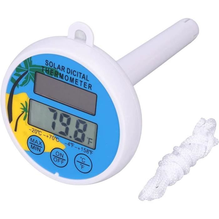 Thermomètre Flottant Pour Piscine En Forme De Baleine - Mesure Précise 0-50°C, Avec Corde - Pour Spa, Aquarium, Baignoire - Jouet De Bain Amusant