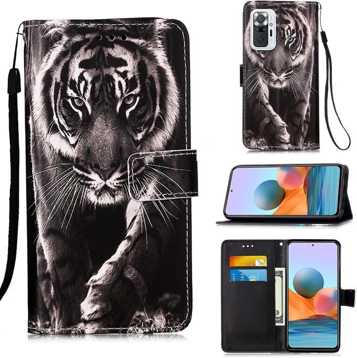 Cover A Libro Con Tigre Per Xiaomi Redmi Note 8 (2019/2021) – Portafoglio Con Magneti E Porta Carte – Antiurto
