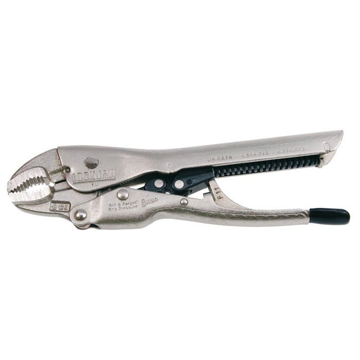 SW-STAHL 41501L Pince Étau Mini Universelle Mâchoires Semi-Circulaires Chromée 100mm