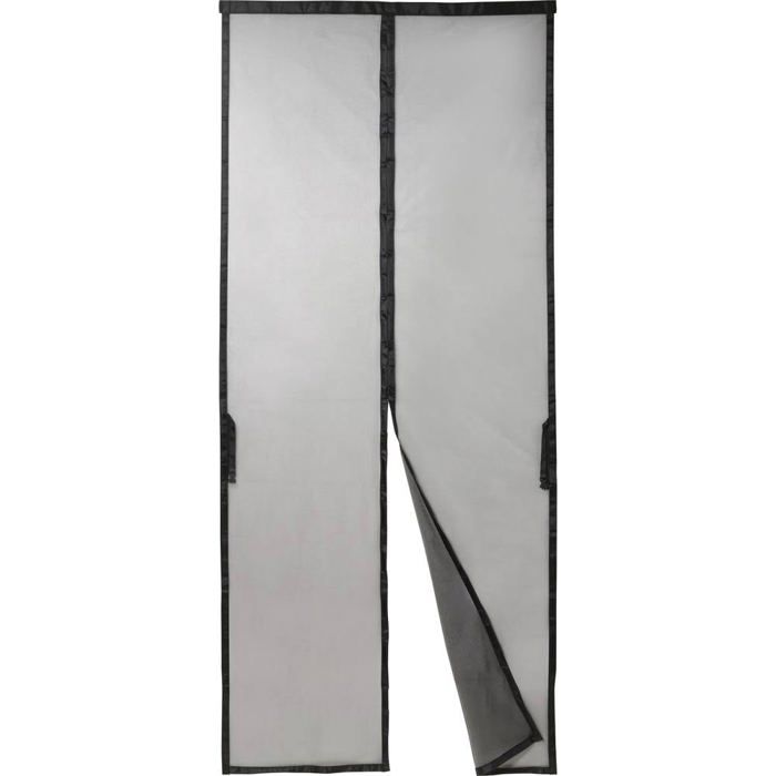 Renkforce RF-IS-100 RF-6442918 Moustiquaire de porte (L x l) 210 cm x 90 cm noir 1 pc(s)
