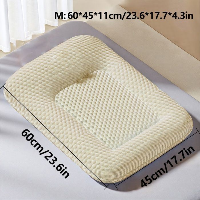 Tapis rafraîchissant 3D lavable pour chien et chat été - Technologie glace 3D - Jaune - 60x45 cm jaune CORBEILLE