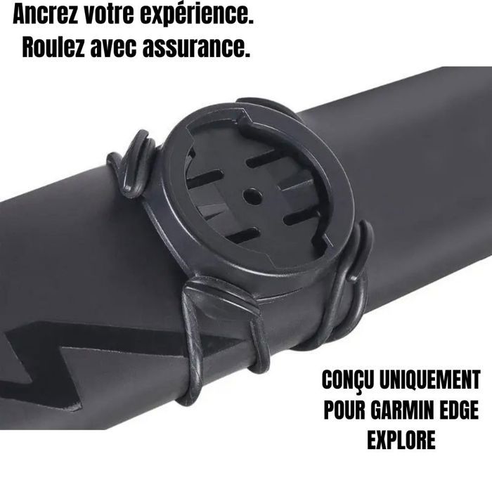 Subtel Support Guidon Vélo Pour GPS Bryton Rider - Compatible Cintre 32mm, Installation Facile