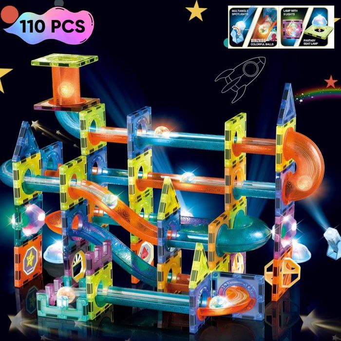 BINZKBB Bloques de Construcción Magnéticos 3D para niños,Juegos Educativos Creativos Stem
