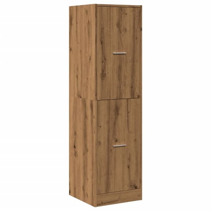 Brun Armoire dapothicaire JILLS Armoire à pharmacie/cuisine chêne artisanal bois dingénierie LV2174