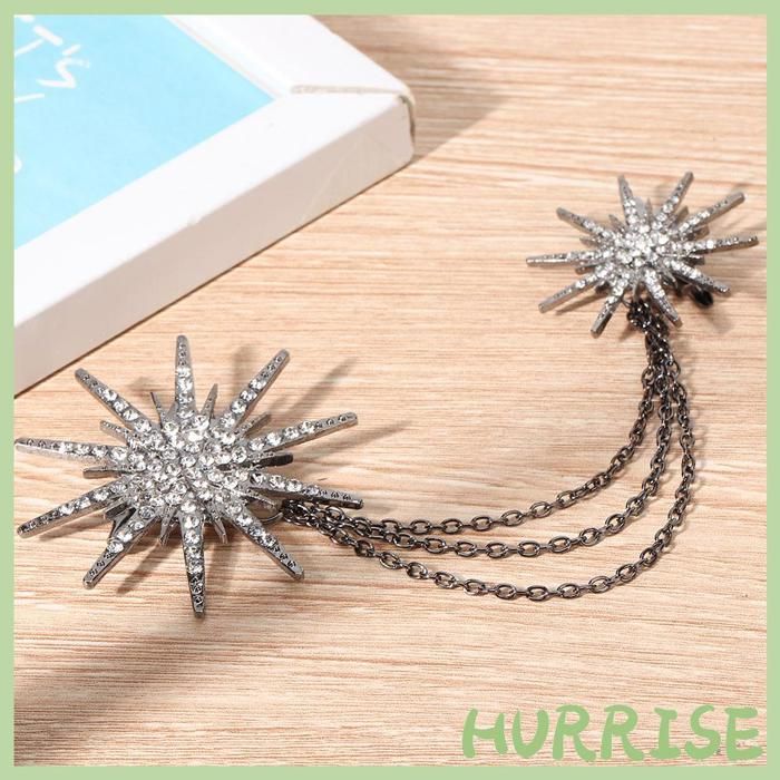 Garosa broche femme Femmes Exagérées Mode élégante Rhinestones Pin Broche Vêtements Robe DécoratiFR bijoux parure