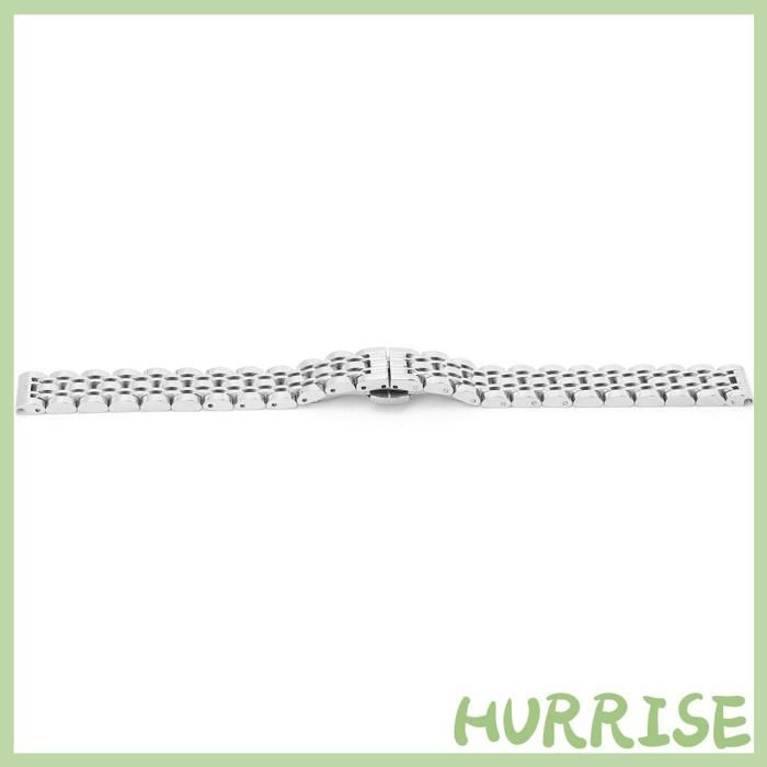 Garosa bracelet de montre en acier inoxydable Bracelet de montre de remplacement en acier bijoux horloger 10mm 12 mm / 0 5 pouces