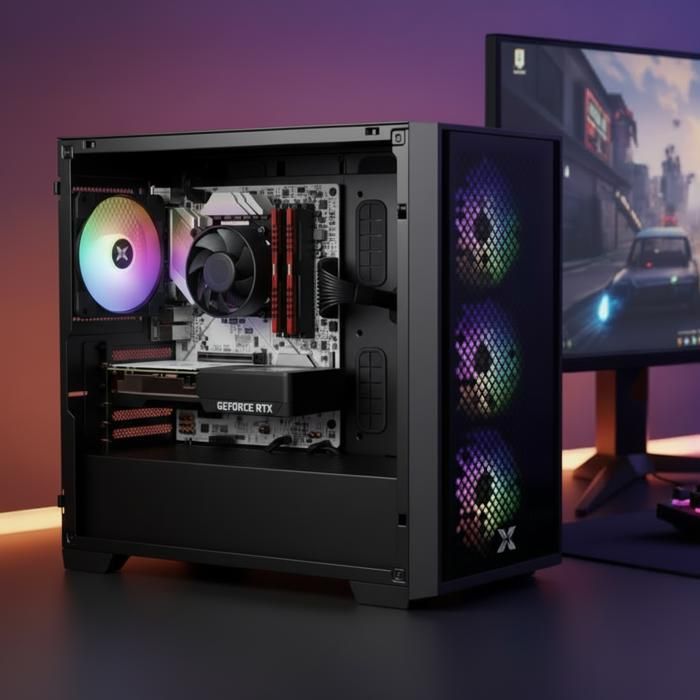 DSGate PC Gamer M6-I • AMD Ryzen 5 5500 • Intel Arc B570 10 Go • 16 Go RAM DDR4 • 1To SSD + 500Go HDD offert • Windows 11 • WiFi