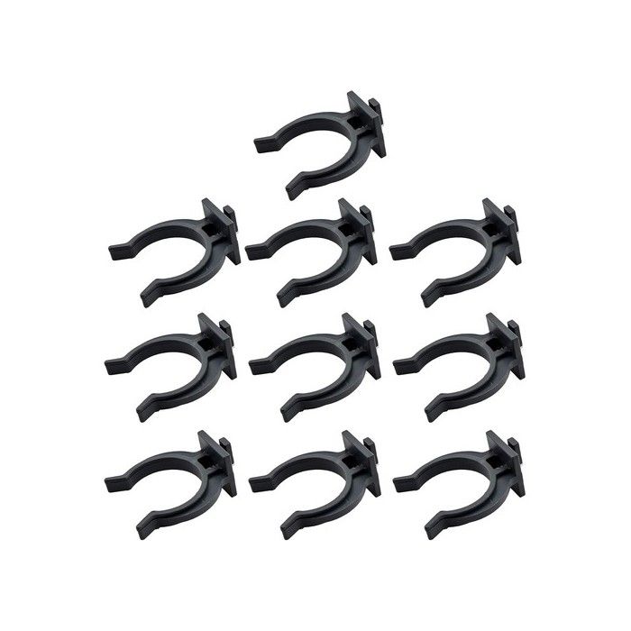 Clips de plinthe - 10 pièces - Plastique robuste - Installation facile - Dimensions compatibles: 28 mm 30 mm 35 mm