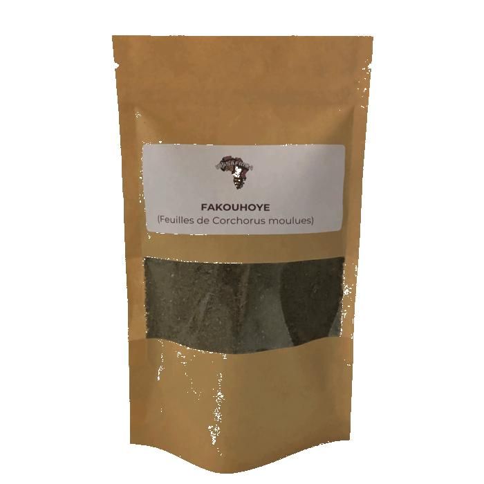 Fakouhoye 50g – Poudre Alimentaire de Feuilles de Corchorus pour Sauces Africaines Fakouhoye 50g – Poudre Alimentaire de Feuilles de Corchorus pour Sauces Africaines