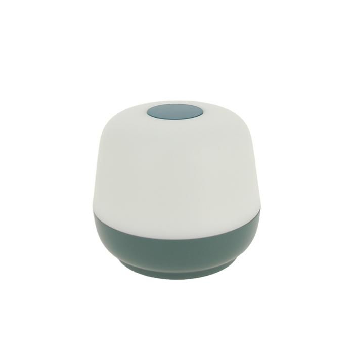 Lampe à poser LED rechargeable compacte et nomade bleu IP44 dimmable rechargeable USB