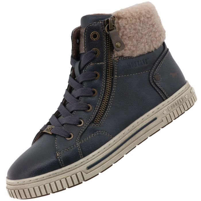 MUSTANG Baskets pour Femme 15M0102002-navy Bleu