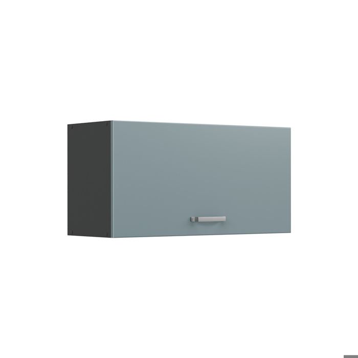 Elément haut de cuisine R-Line 80cm Plat Bleu-gris/Anthracite Vicco 63122