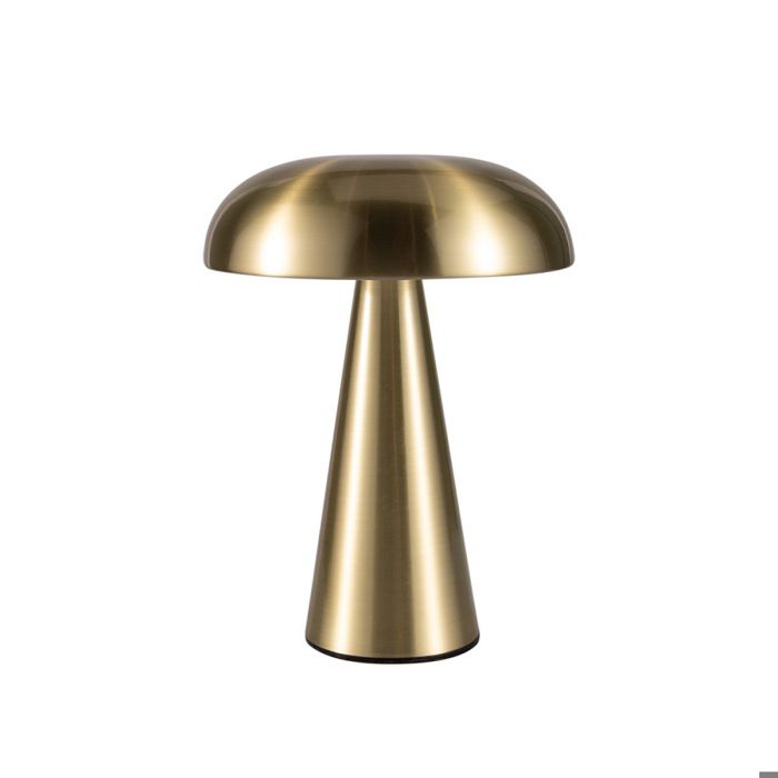 Lampe Champignon，Lumière Champignon Doré，Lampe De Table Rechargeable pour Bureau De Chambre À Coucher，veilleuse À Gradation Tactile