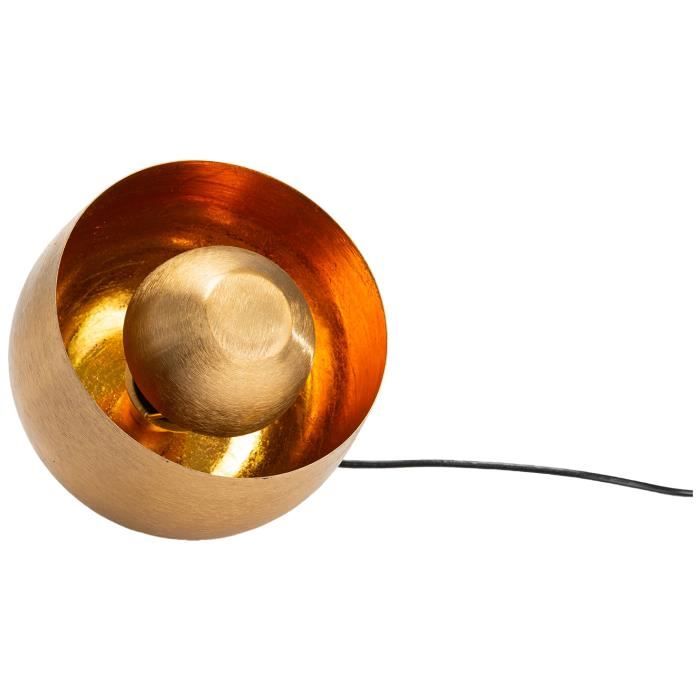 Lampe à poser en métal doré Samuel Doré