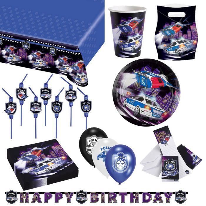 Kit Anniversaire Complet Police Pour 8 Cdiscount Maison Kit Anniversaire Complet Police Pour 8 Cdiscount Maison
